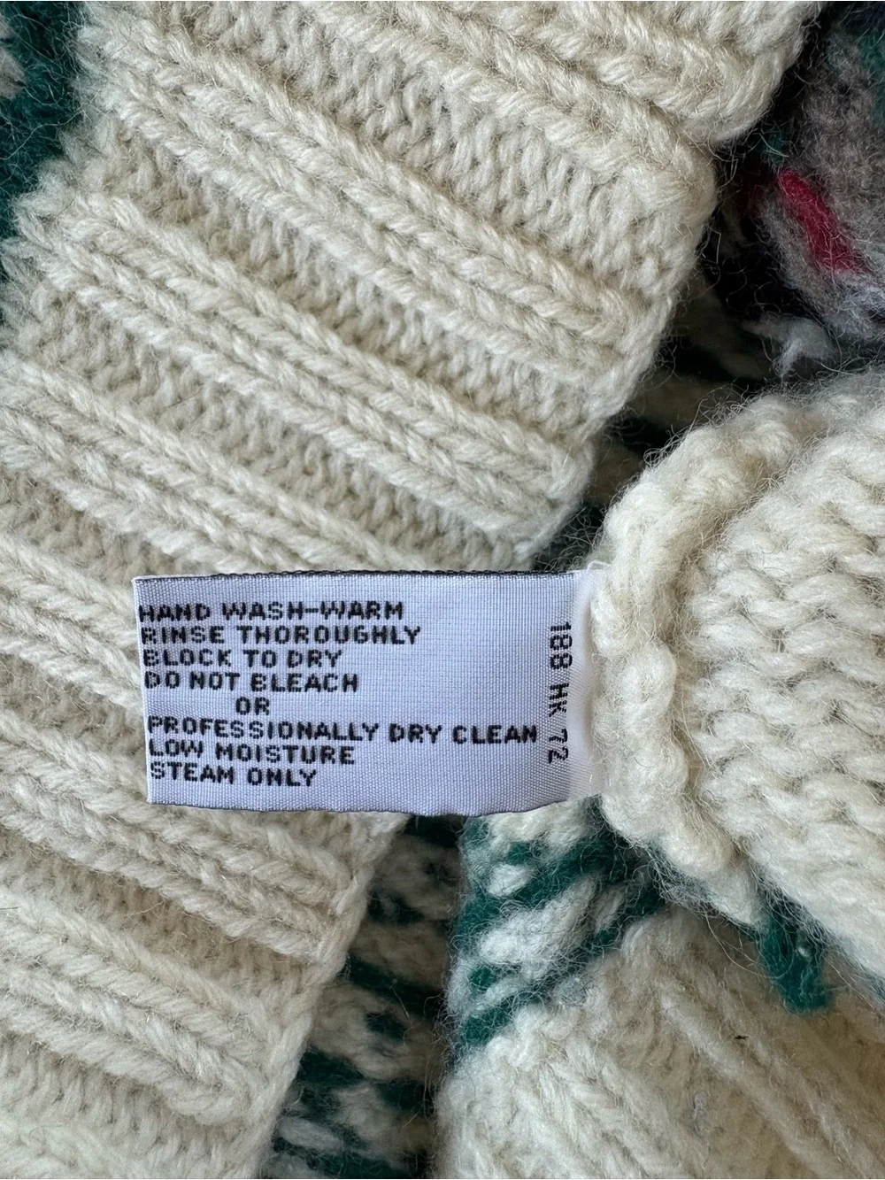 L.LBean Vintage Bean Boot Dog Wool Sweater Medium - Picture 7 of 12